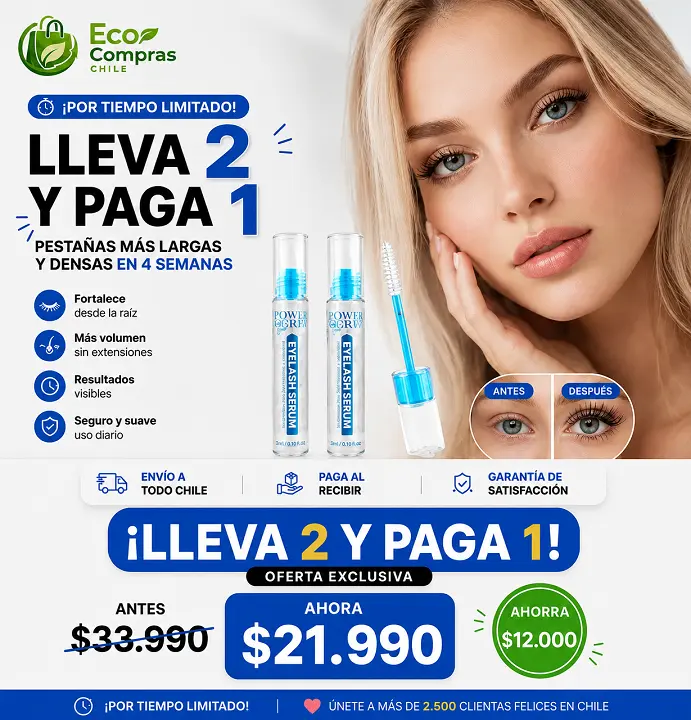 DESPIERTA CADA MAÑANA CON UNAS PESTAÑAS MÁS LARGAS, DENSAS Y NATURALMENTE HERMOSAS.