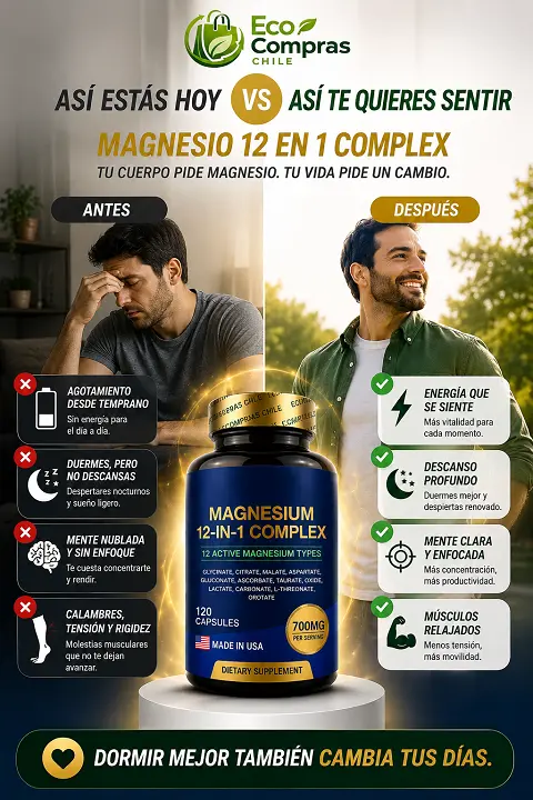 MAGNESIUM 12-IN-1 COMPLEX — 12 FORMAS DE MAGNESIO EN UN SOLO PRODUCTO