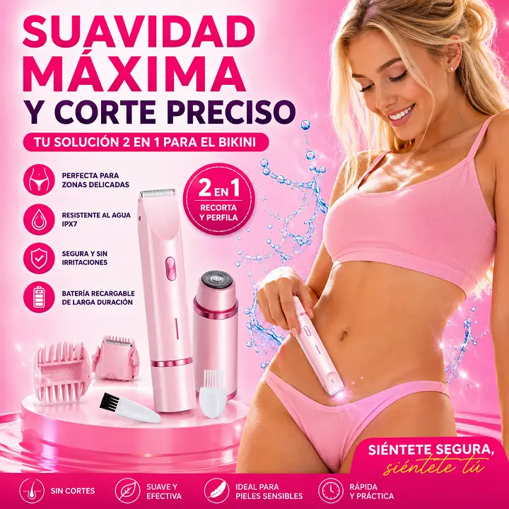 ✨ Depiladora Eléctrica 2 en 1: Piel Suave en Cada Pasada