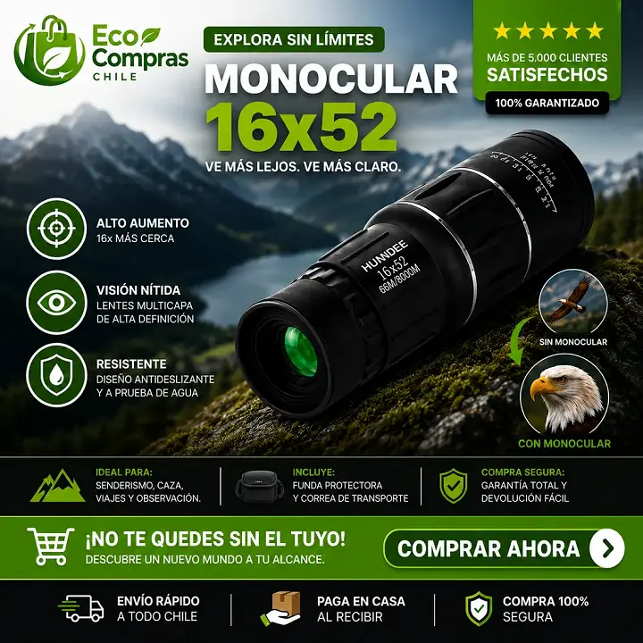 Telescopio Monocular De Visión Óptica Hd