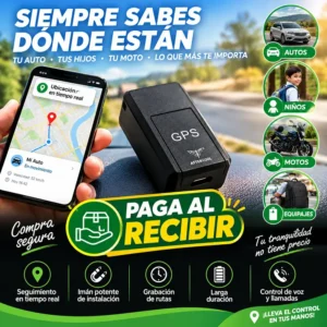 Mini GPS Magnético Portátil: Localiza en Tiempo Real a Quien Más Quieres (o Proteges)